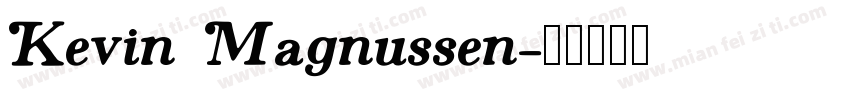 Kevin Magnussen字体转换